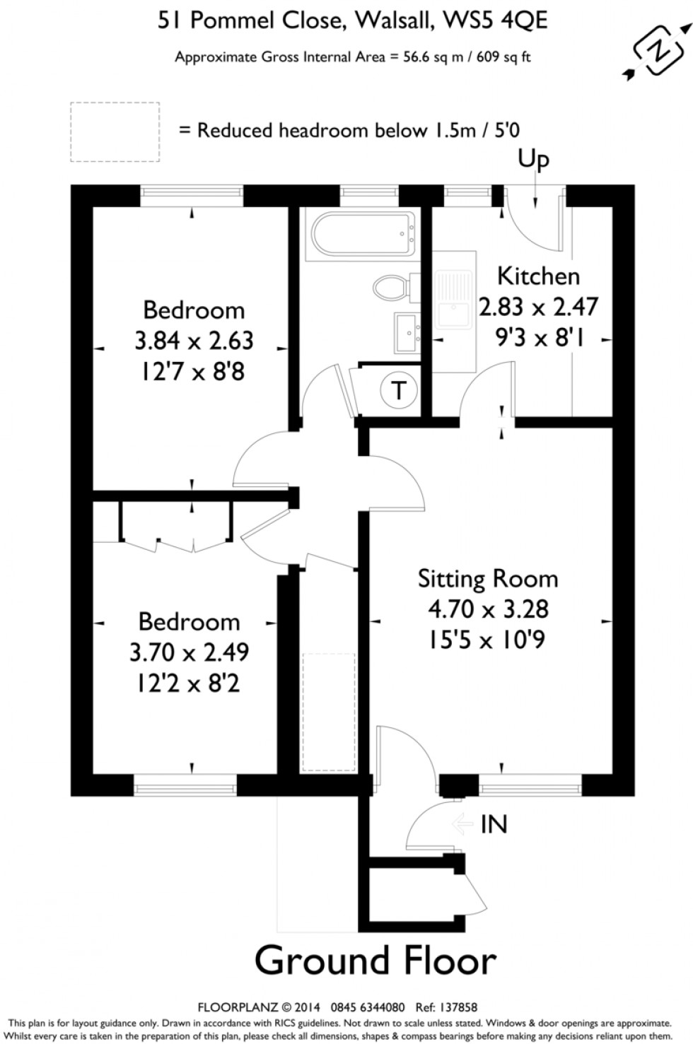 Floorplan for Silverdale Park, Walsall, West Midlands